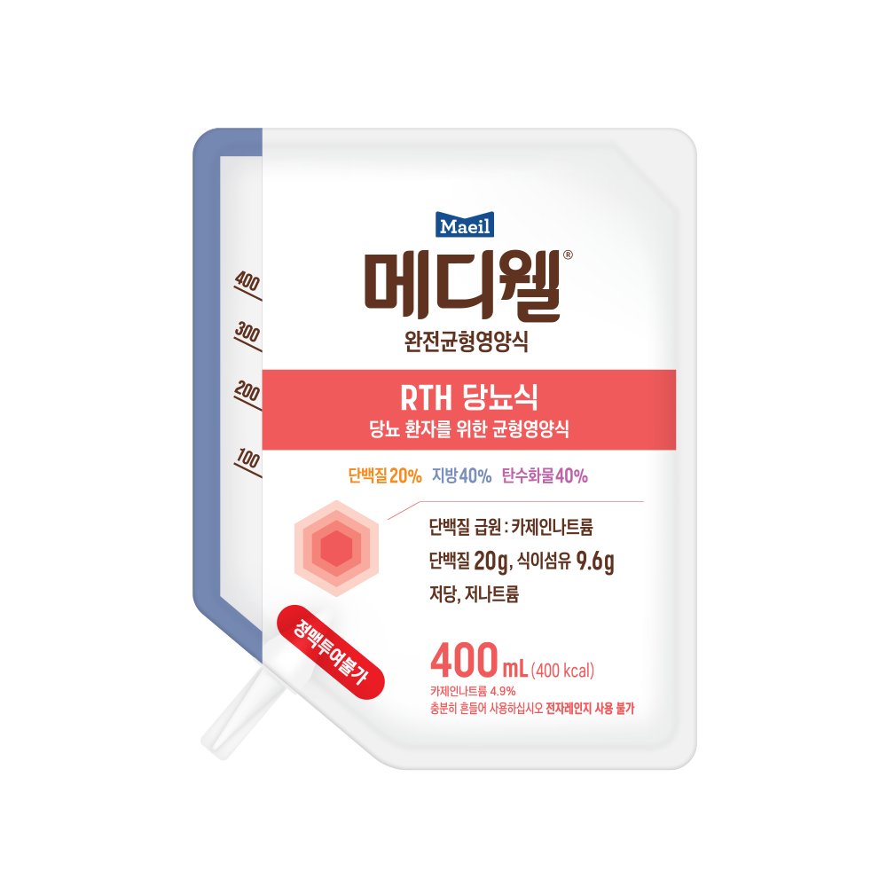 메디웰 완전균형영양식 RTH 당뇨식 400ml x 20 (피딩세트)