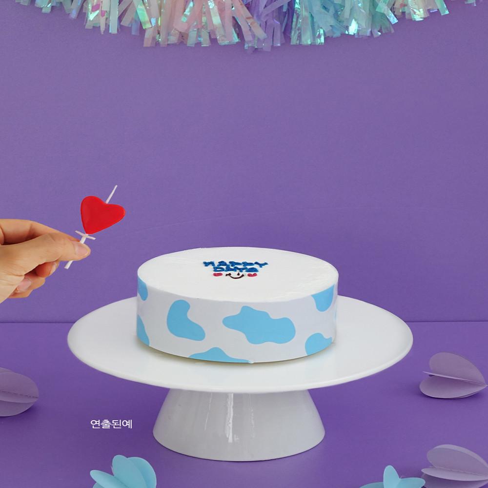 데르뜨 1호 밀크케이크 400G 1개(DIY 케이크꾸미기 포함)_냉동