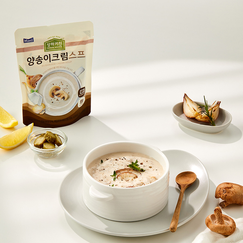 상하키친 양송이크림스프 150g 6팩