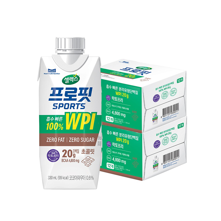 셀렉스 프로핏 WPI 드링크 초콜릿 330ml 24팩