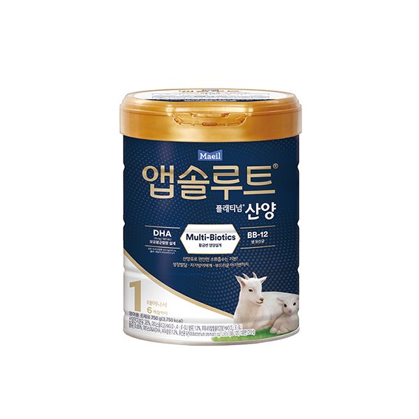 앱솔루트 플래티넘 산양 분유 1단계(0~6개월) 750g 1캔
