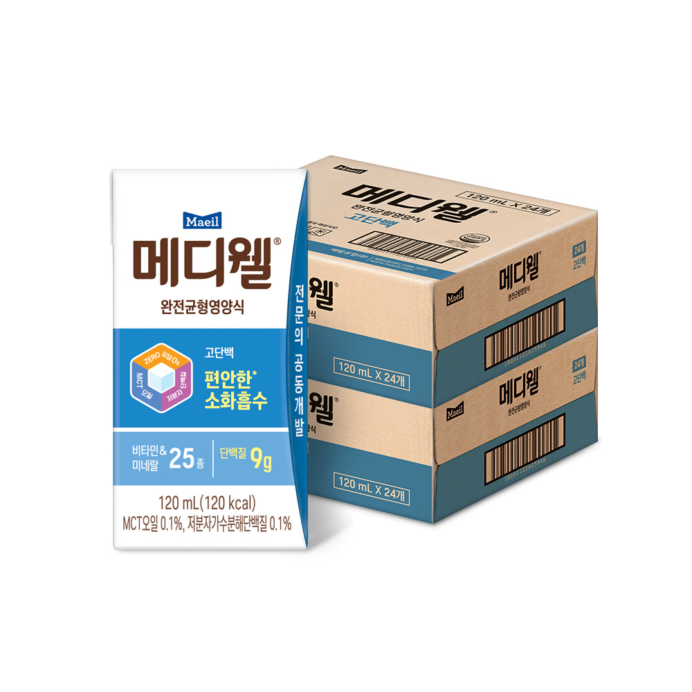 메디웰 고단백 미니 120ml 48팩