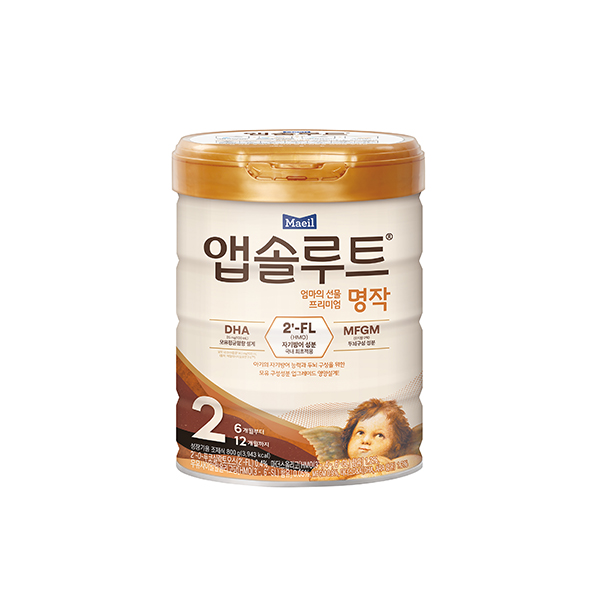앱솔루트 명작 2FL (HMO) 분유 2단계(6~12개월) 800g 1캔