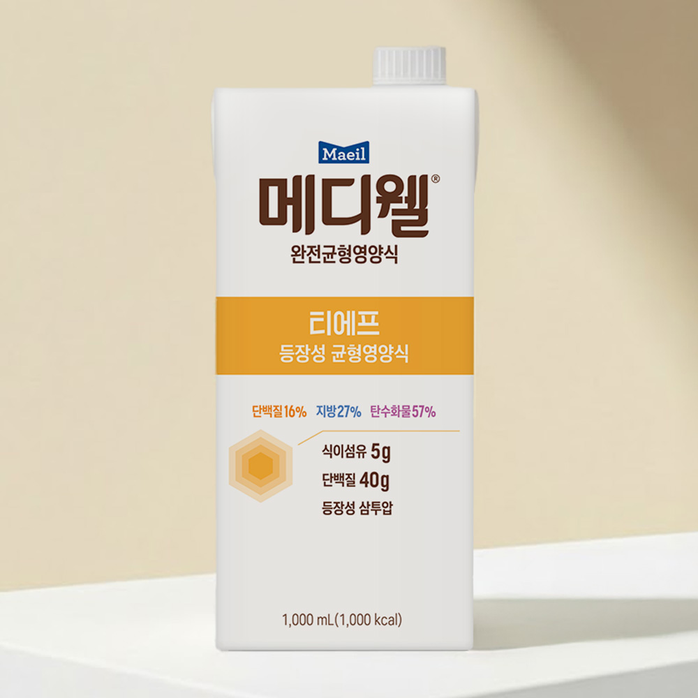 메디웰 완전균형영양식 티에프 1000, 1000ml 10팩