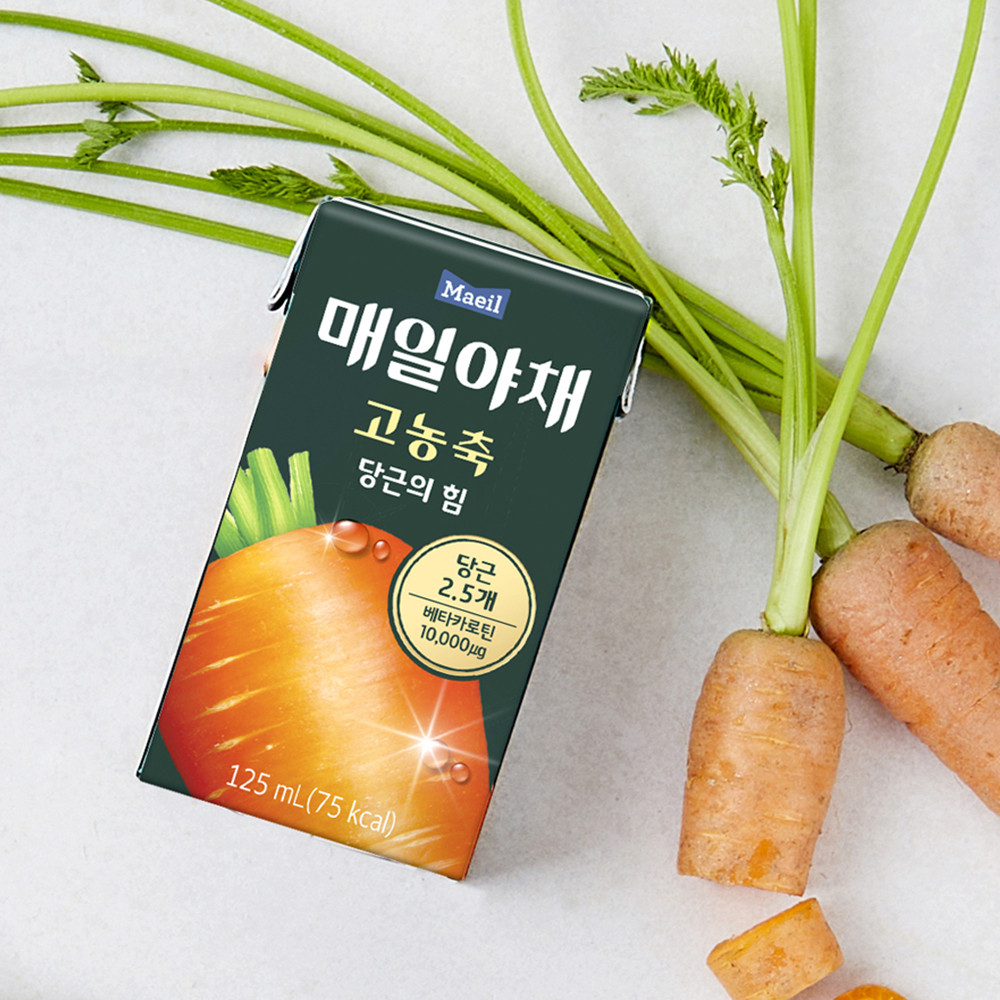 매일야채 고농축 당근의 힘 125ml 24팩