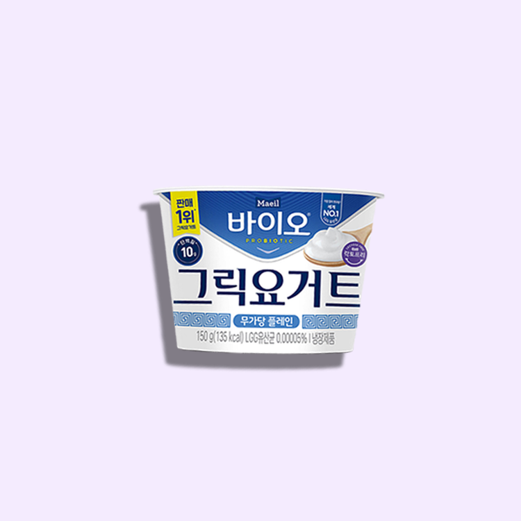 매일바이오 바이오 그릭요거트 무가당 플레인 150g 12개_냉장