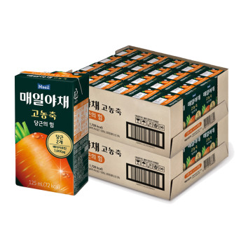 매일야채 고농축 당근의 힘 125ml 48팩
